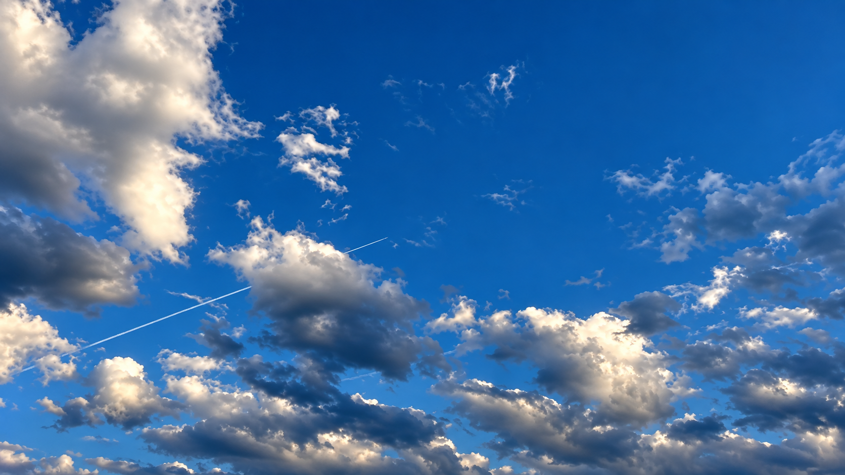 Open sky with clouds